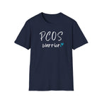 PCOS Warrior - Blue Hearts T-Shirt