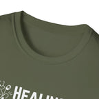 Healing Is My Side Hustle Floral T-Shirt
