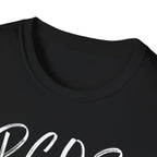 PCOS Warrior - Blue Hearts T-Shirt