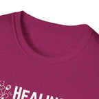 Healing Is My Side Hustle Floral T-Shirt