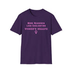 More Research Less Gaslighting Women's Health T-Shirt