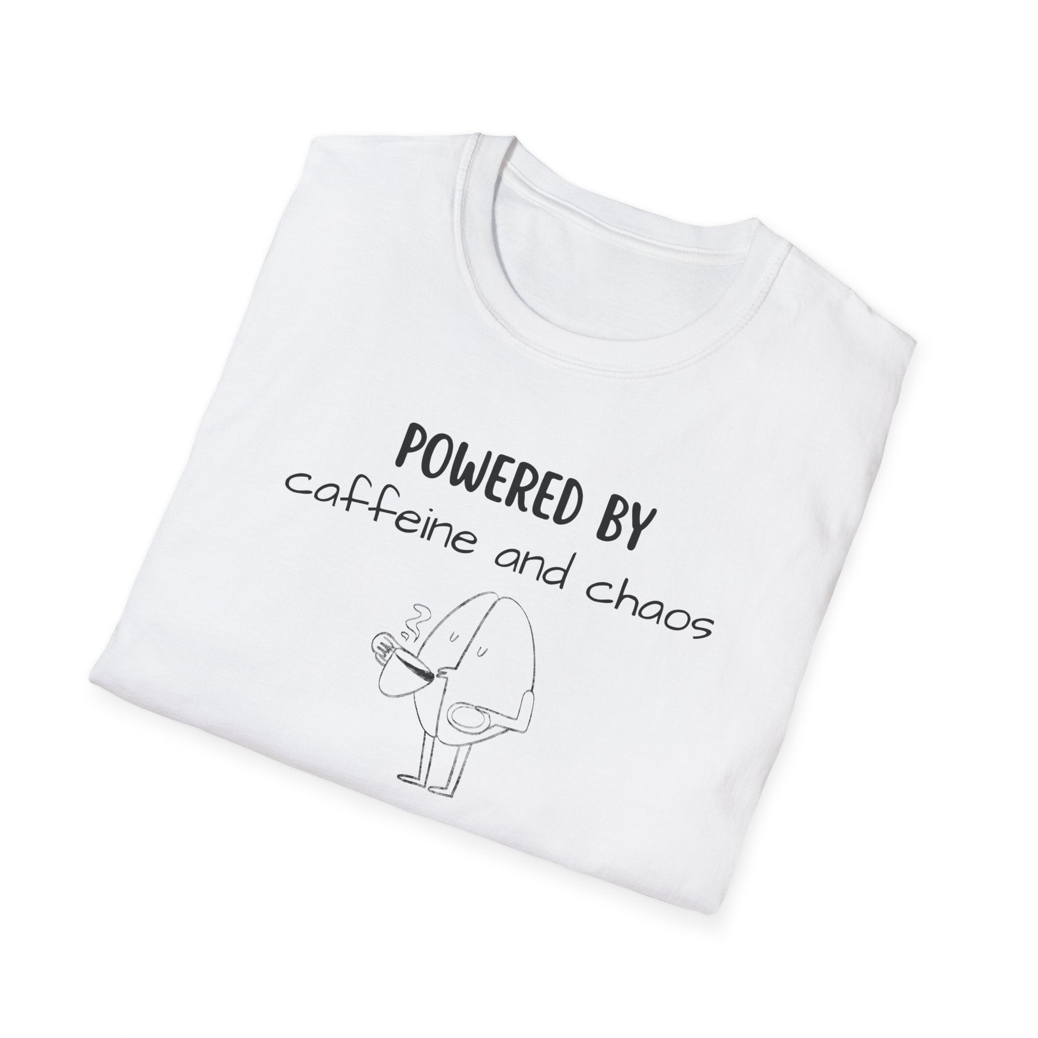 Powered By Coffee and Chaos T-Shirt