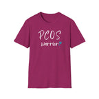 PCOS Warrior - Blue Hearts T-Shirt