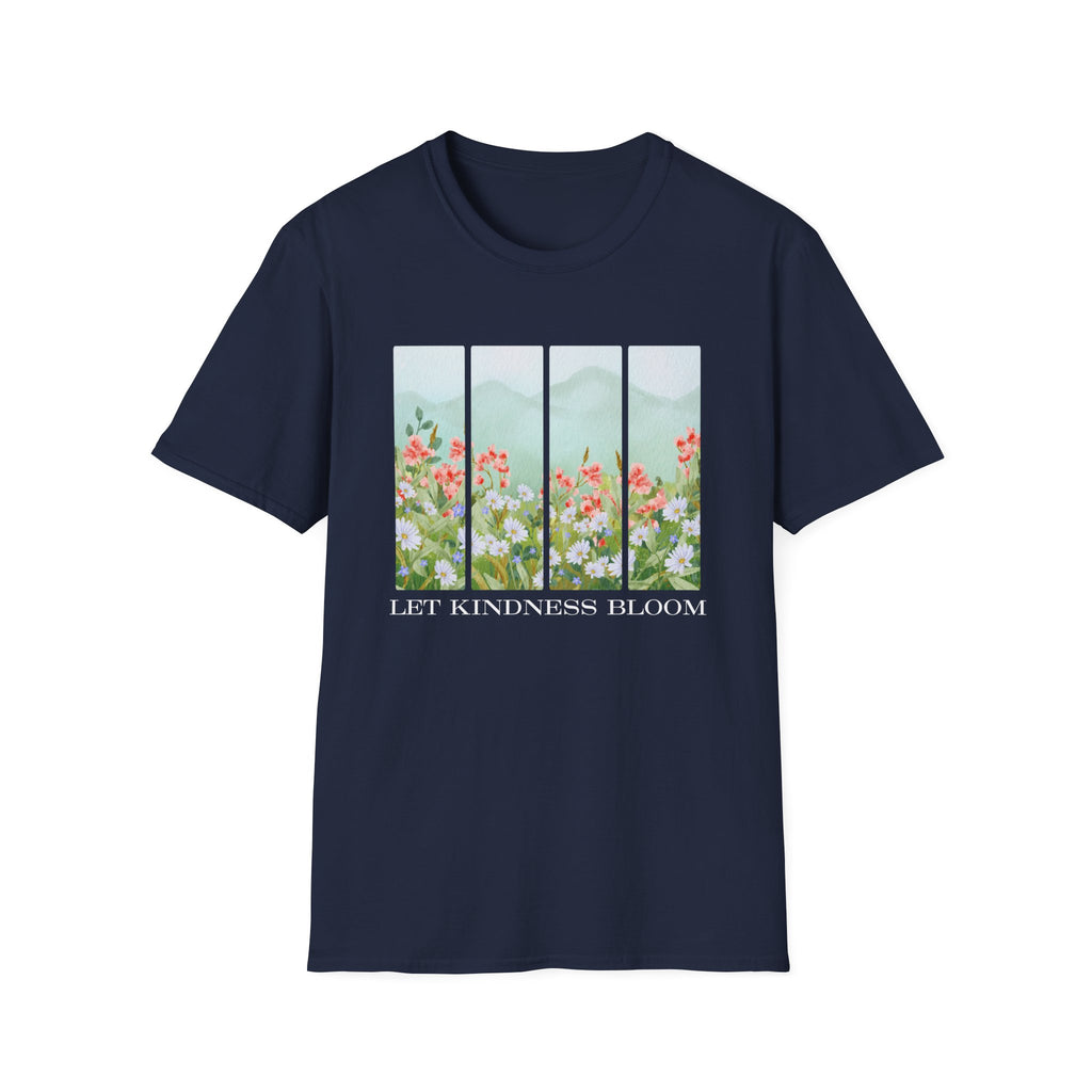 Let Kindness Bloom – Nature Scene T-Shirt