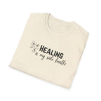 Healing Is My Side Hustle Floral T-Shirt