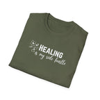 Healing Is My Side Hustle Floral T-Shirt