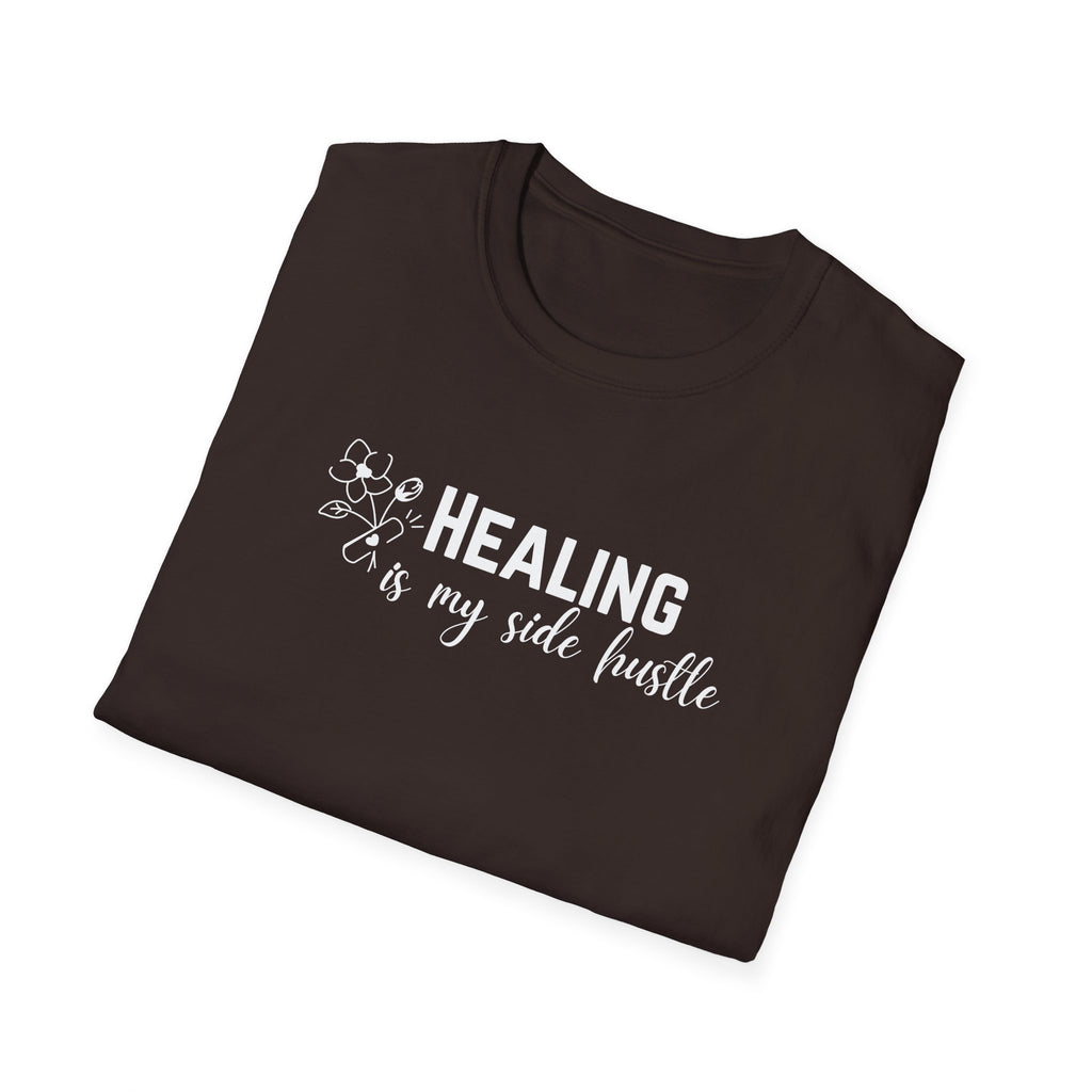 Healing Is My Side Hustle Floral T-Shirt