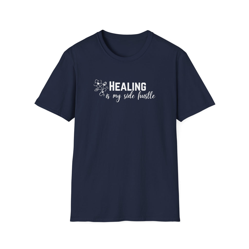 Healing Is My Side Hustle Floral T-Shirt