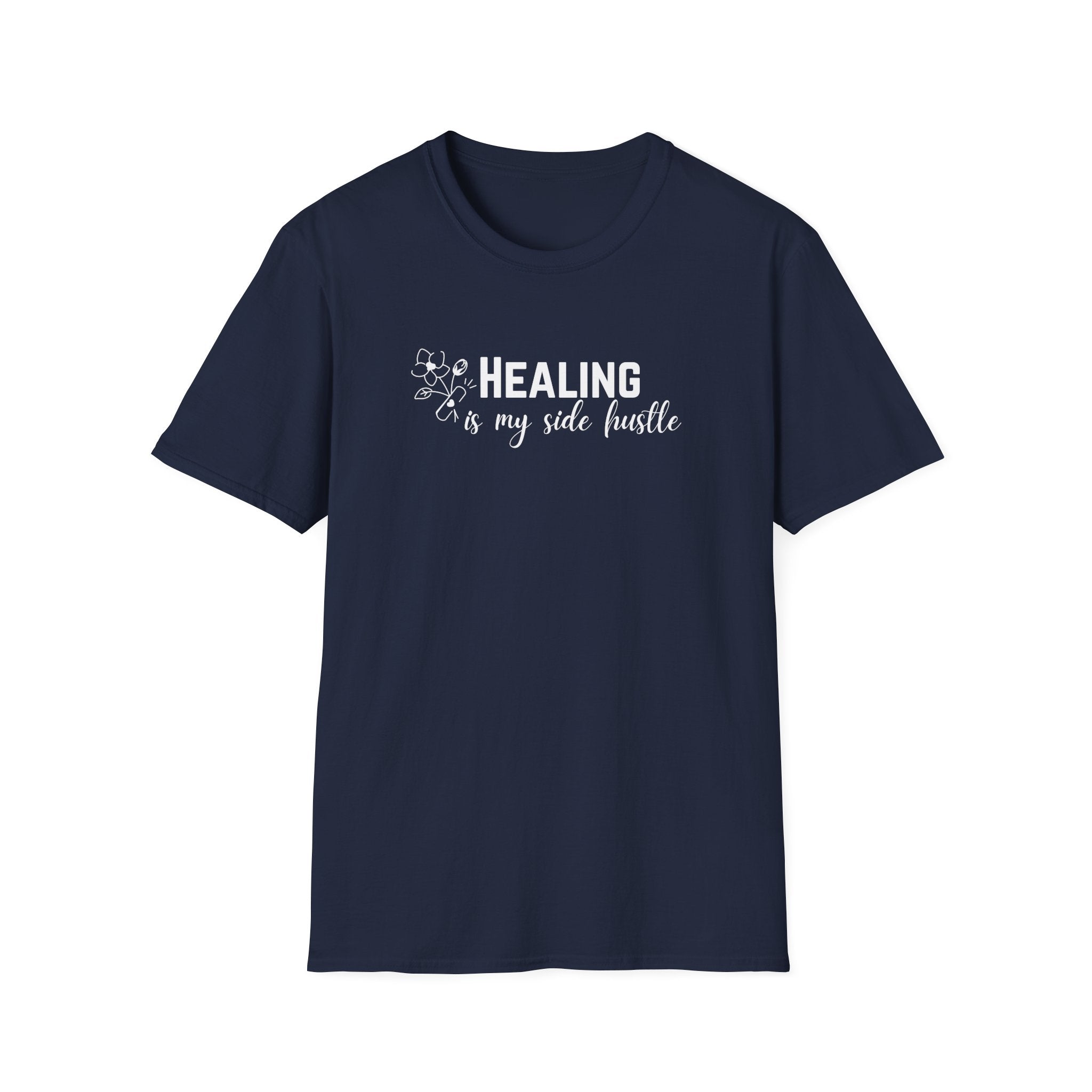 Healing Is My Side Hustle Floral T-Shirt