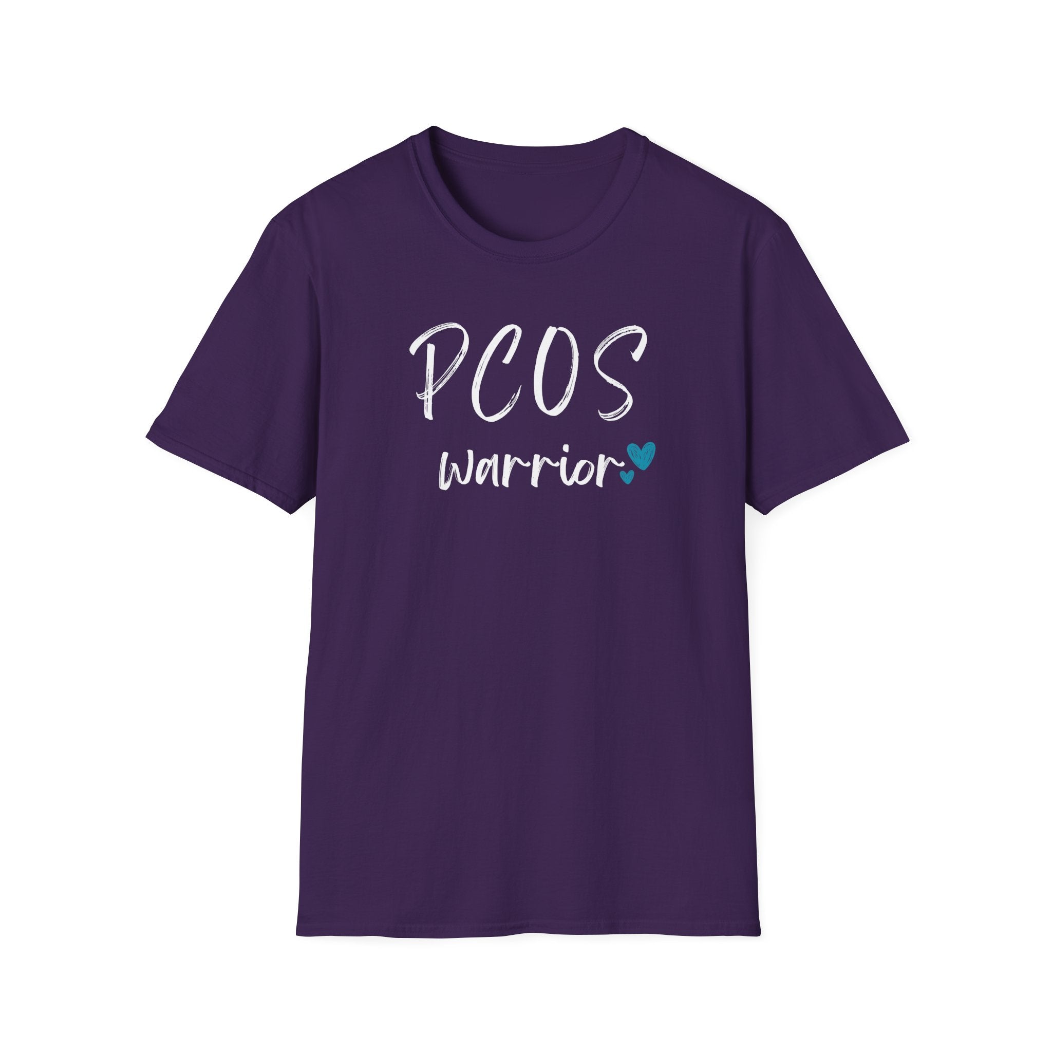 PCOS Warrior - Blue Hearts T-Shirt
