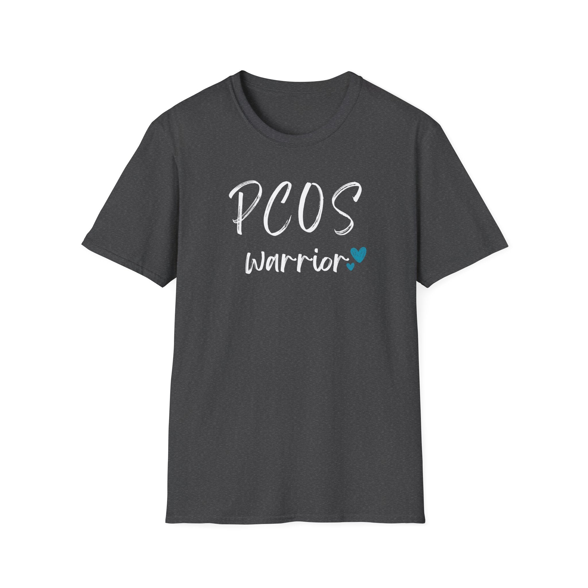 PCOS Warrior - Blue Hearts T-Shirt