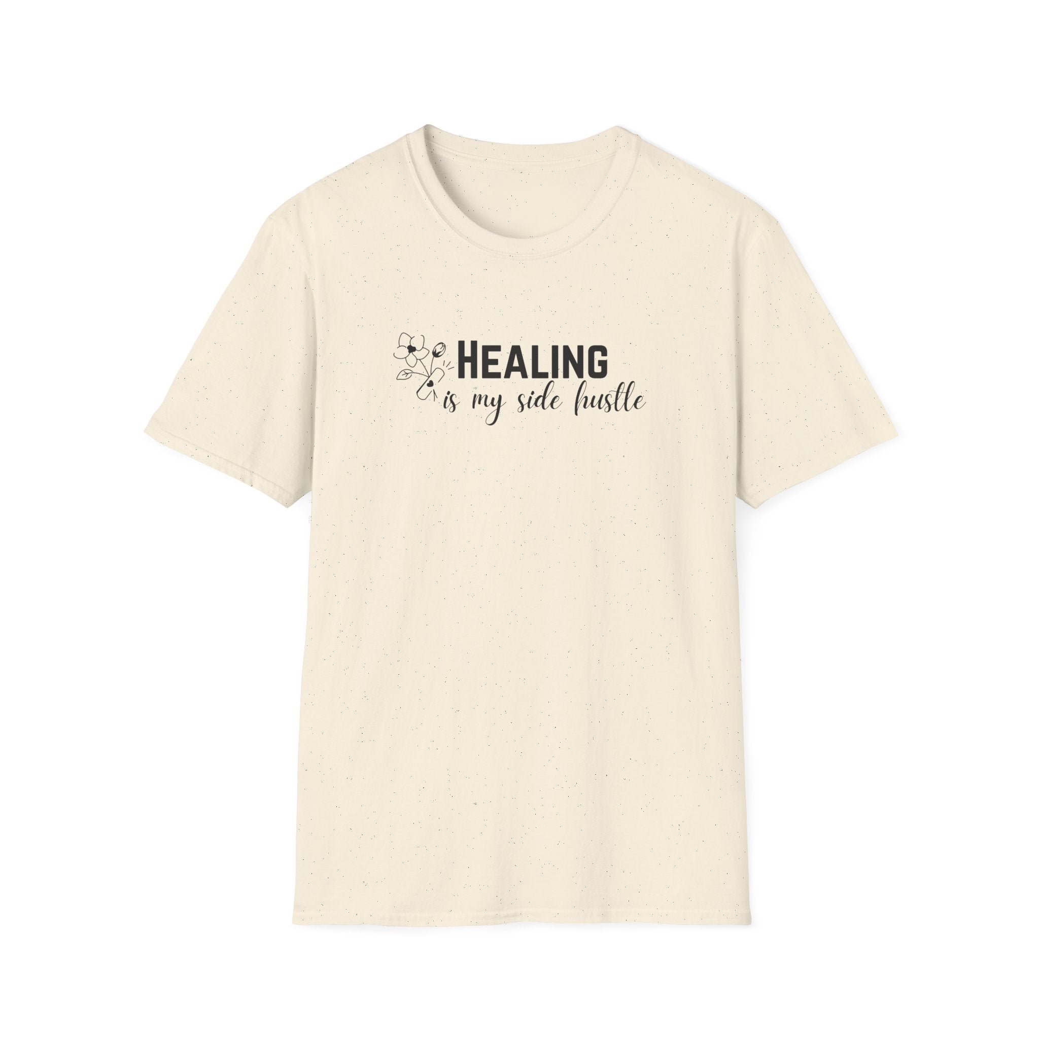 Healing Is My Side Hustle Floral T-Shirt