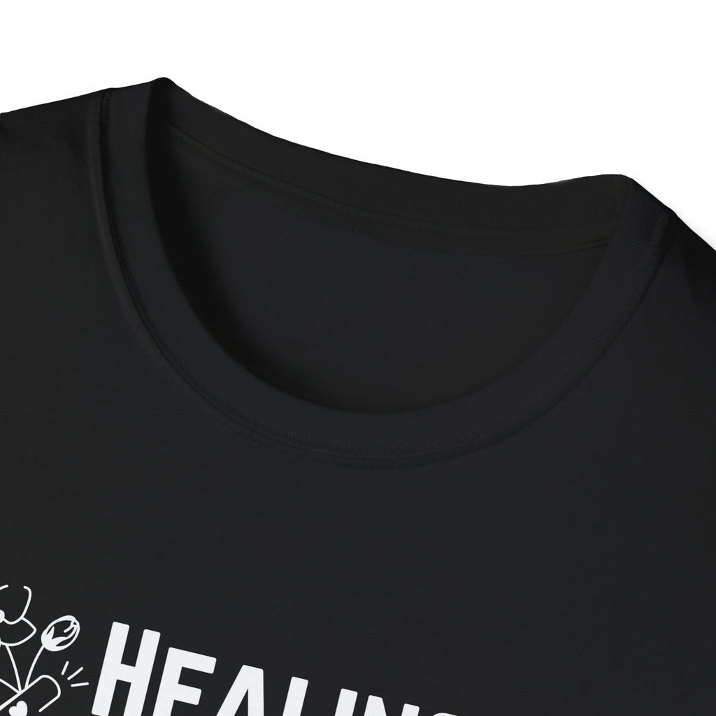Healing Is My Side Hustle Floral T-Shirt