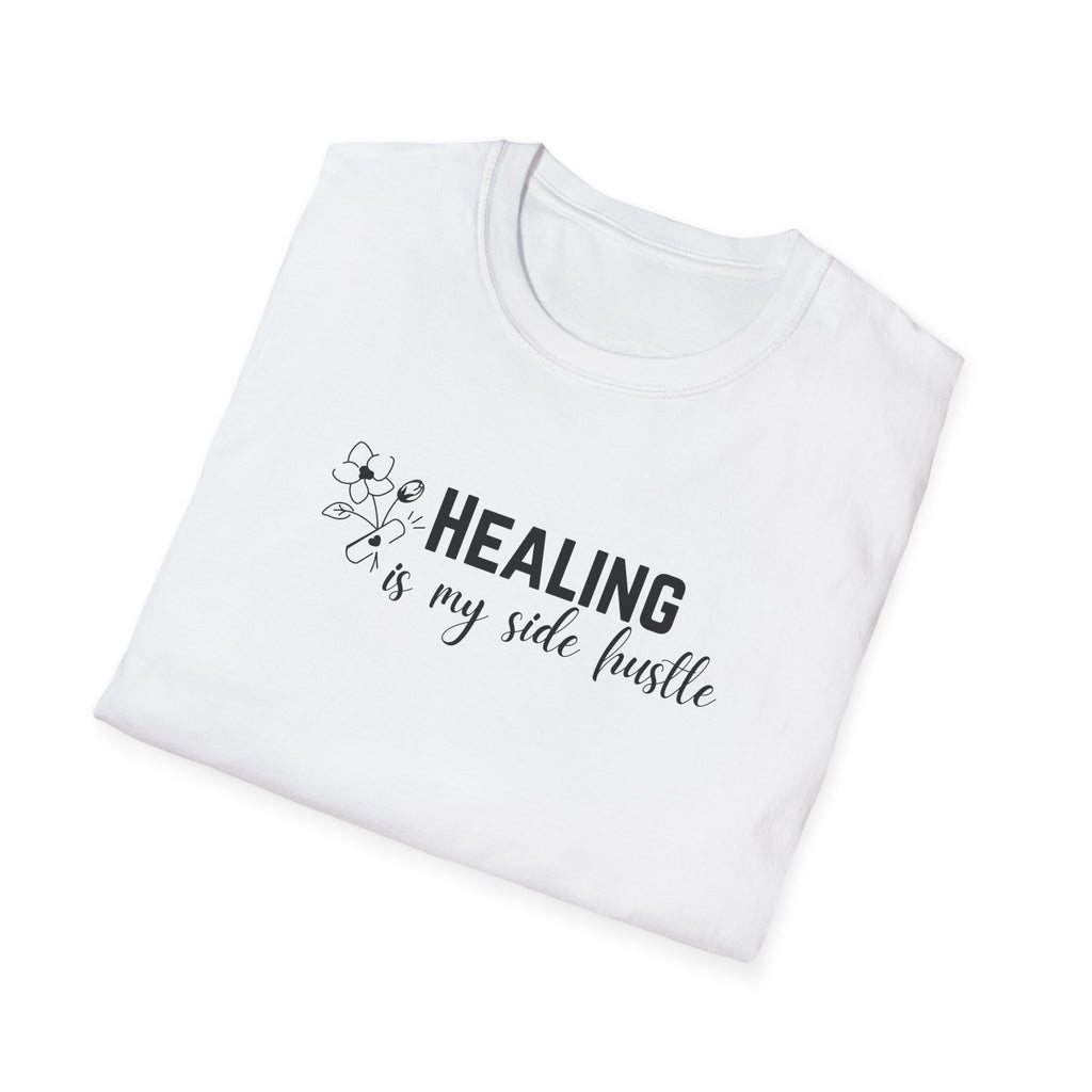 Healing Is My Side Hustle Floral T-Shirt
