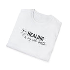 Healing Is My Side Hustle Floral T-Shirt