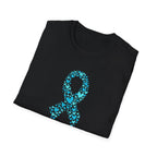PCOS Awareness Teal Ribbon T-Shirt