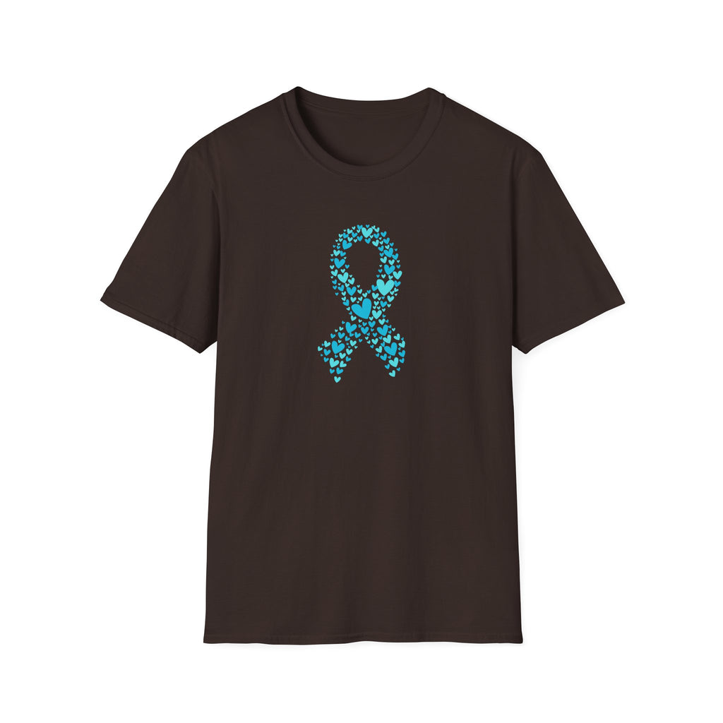 PCOS Awareness Teal Ribbon T-Shirt