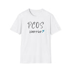 PCOS Warrior - Blue Hearts T-Shirt