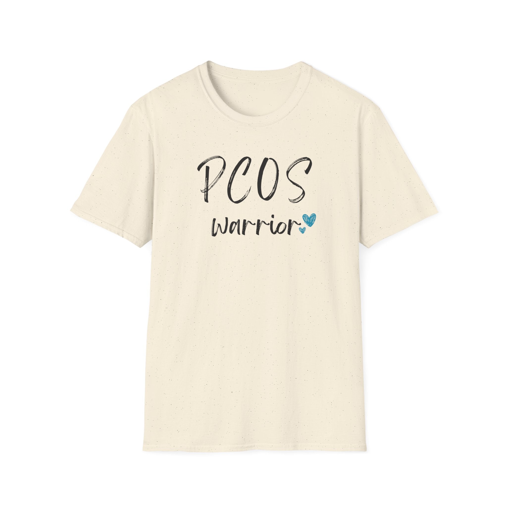 PCOS Warrior - Blue Hearts T-Shirt