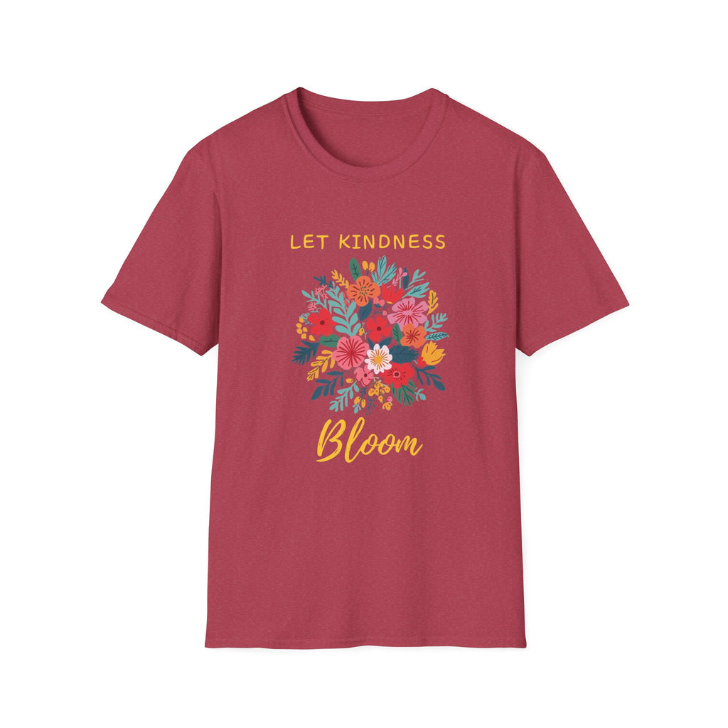 Let Kindness Bloom – Floral Bouquet T-Shirt