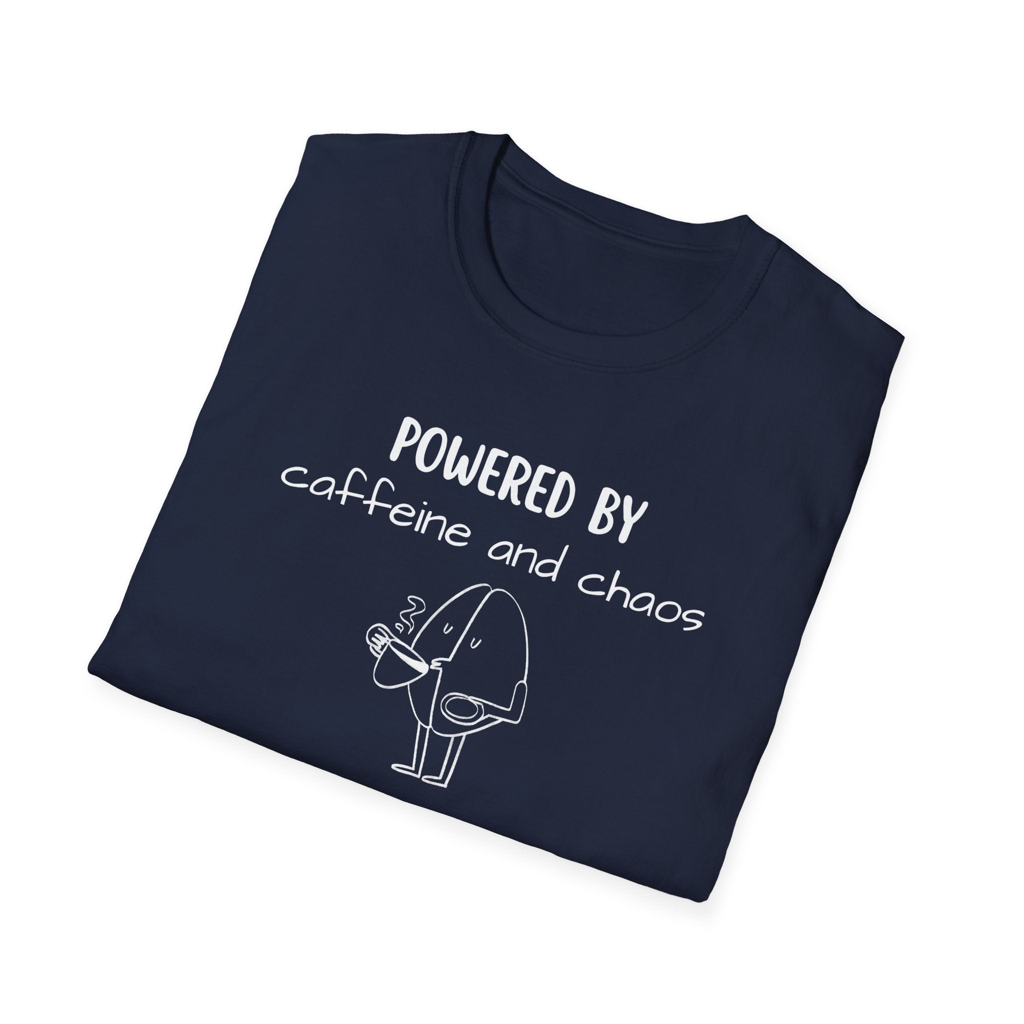 Powered By Coffee and Chaos T-Shirt