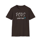 PCOS Warrior - Blue Hearts T-Shirt