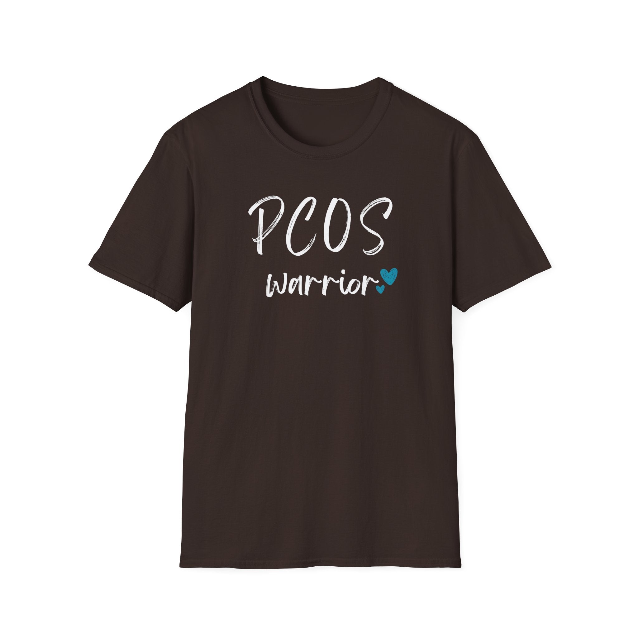 PCOS Warrior - Blue Hearts T-Shirt