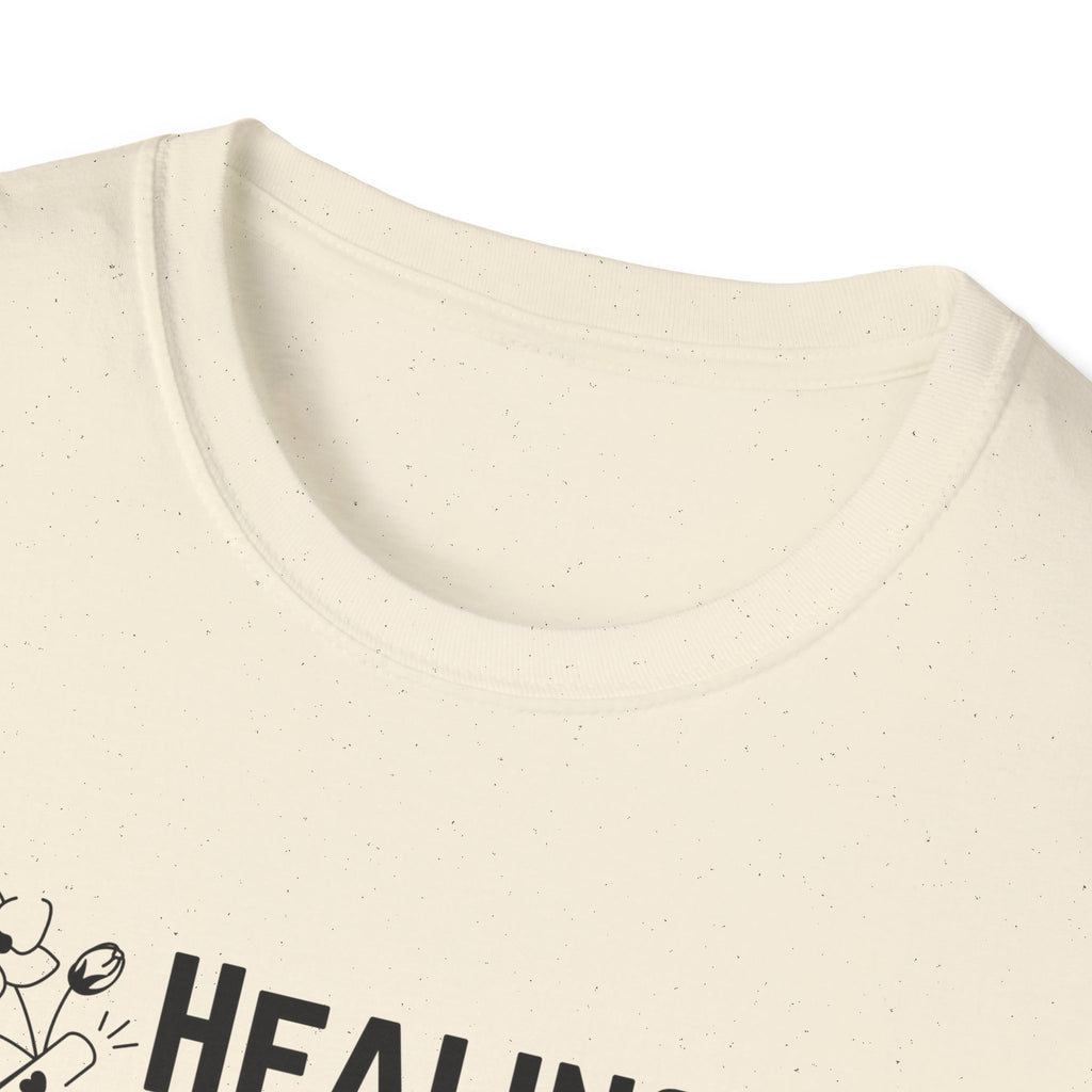 Healing Is My Side Hustle Floral T-Shirt