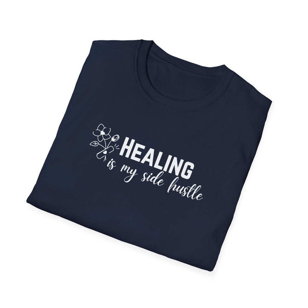 Healing Is My Side Hustle Floral T-Shirt
