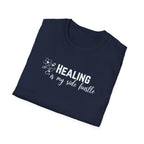 Healing Is My Side Hustle Floral T-Shirt