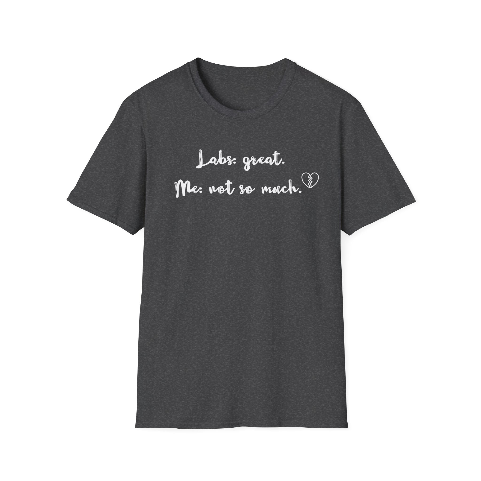 Labs: Great . Me: Not so Much. T-Shirt
