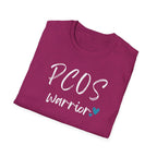 PCOS Warrior - Blue Hearts T-Shirt