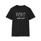 PCOS Warrior - Blue Hearts T-Shirt