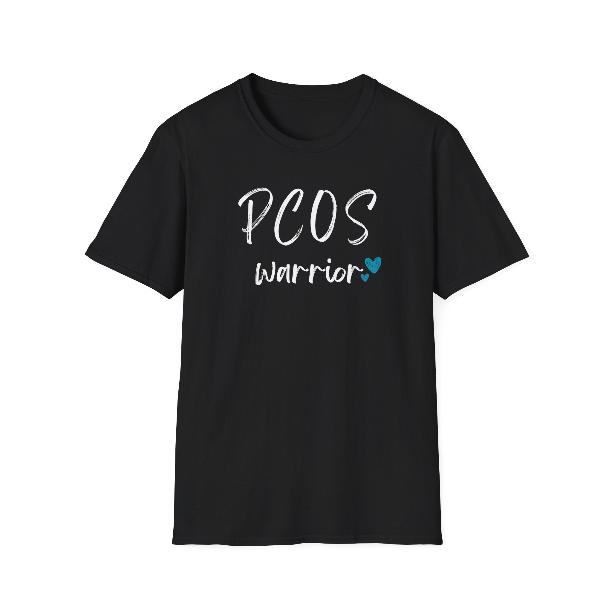 PCOS Warrior - Blue Hearts T-Shirt
