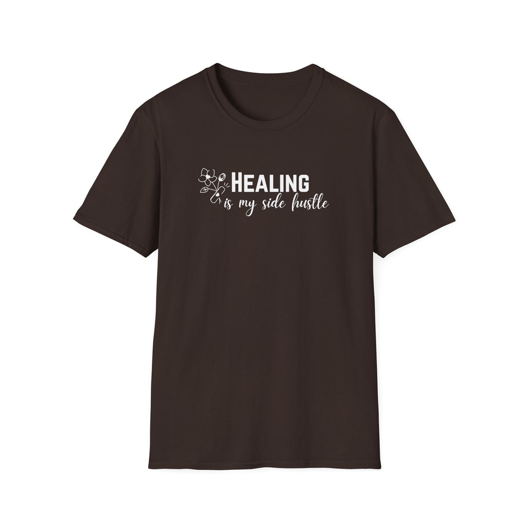 Healing Is My Side Hustle Floral T-Shirt