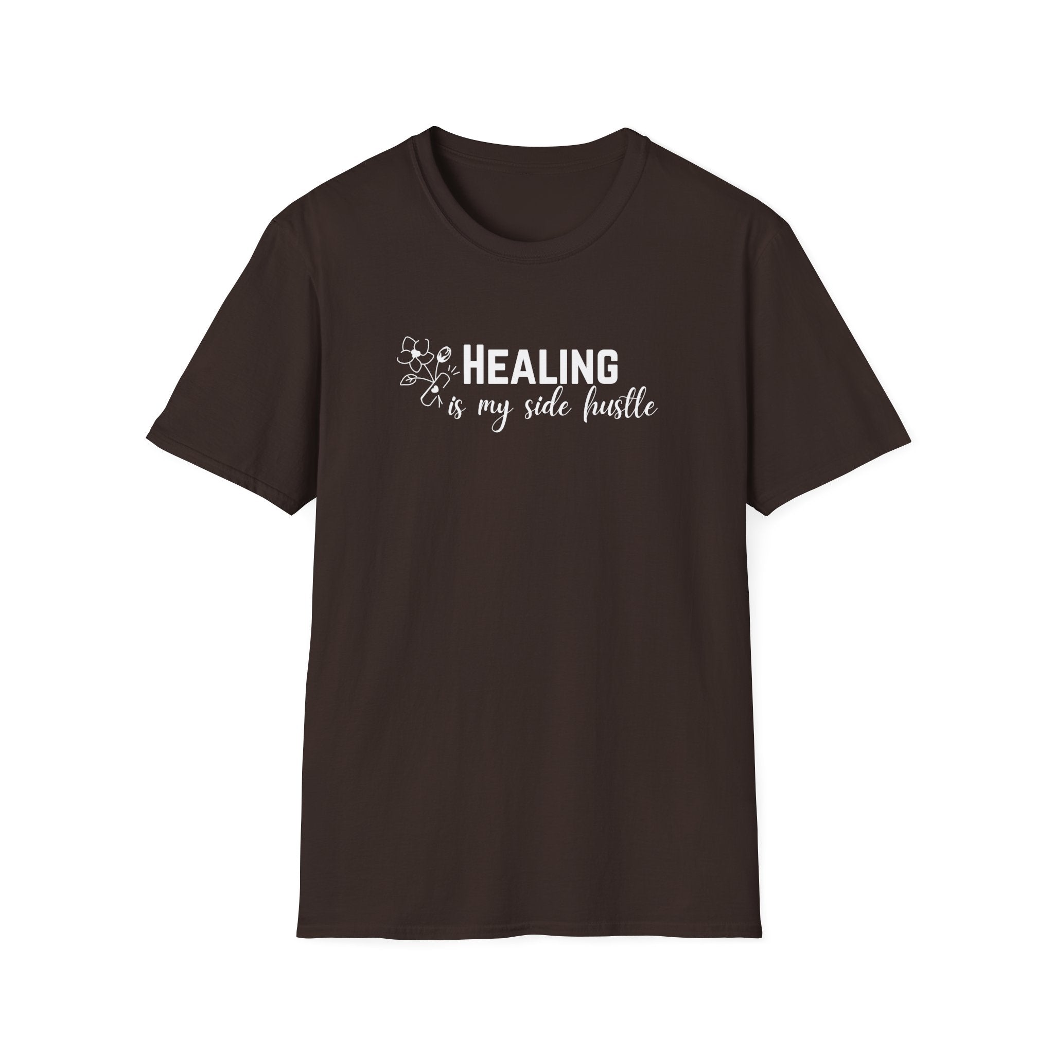 Healing Is My Side Hustle Floral T-Shirt