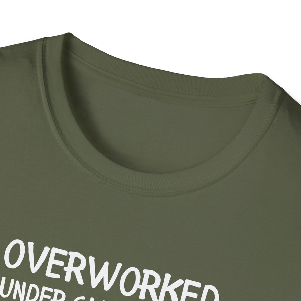 Overworked Under Caffeinated T-Shirt