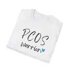 PCOS Warrior - Blue Hearts T-Shirt
