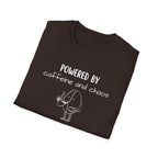 Powered By Coffee and Chaos T-Shirt