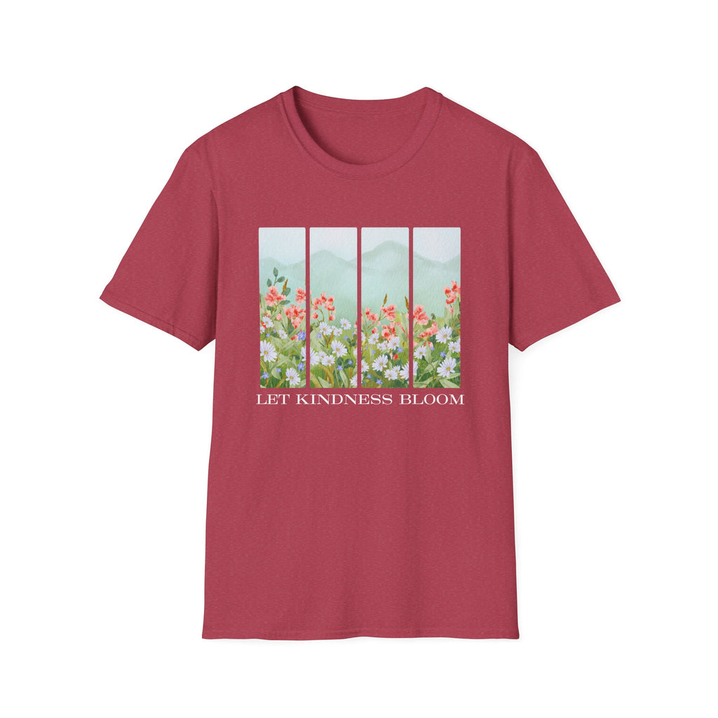 Let Kindness Bloom – Nature Scene T-Shirt