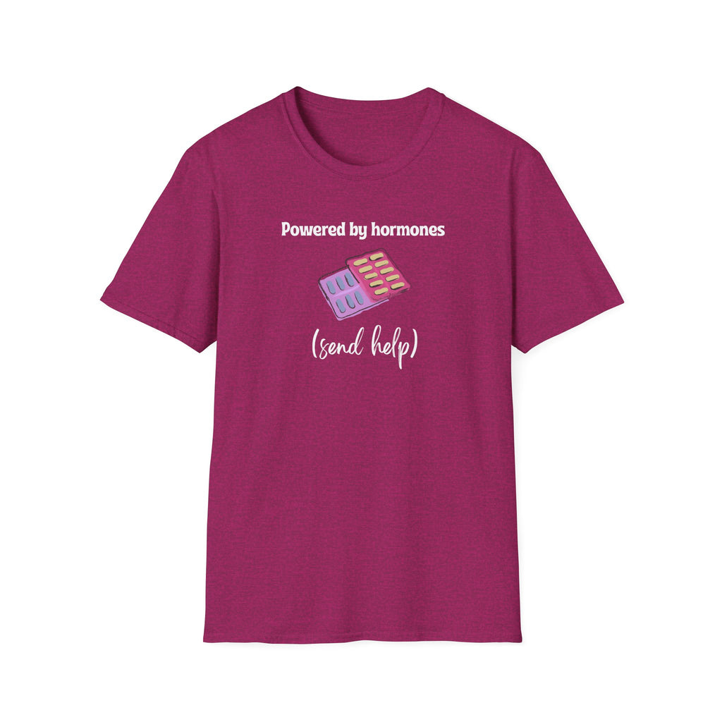 Powered by Hormones (Send Help) T-Shirt